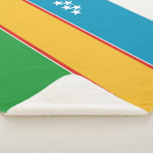 Couverture Sherpa Drapeau du Karakalpakstan (3/4)