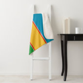 Couverture Sherpa Drapeau du Karakalpakstan (En situation)