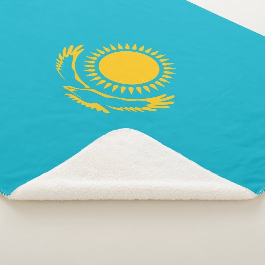 Couverture Sherpa Drapeau du Kazakhstan (3/4)