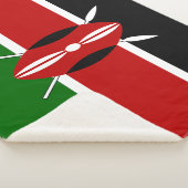 Couverture Sherpa Drapeau du Kenya (3/4)