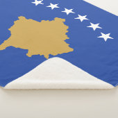 Couverture Sherpa Drapeau du Kosovo (3/4)