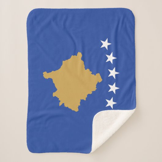 Couverture Sherpa Drapeau du Kosovo (Devant)