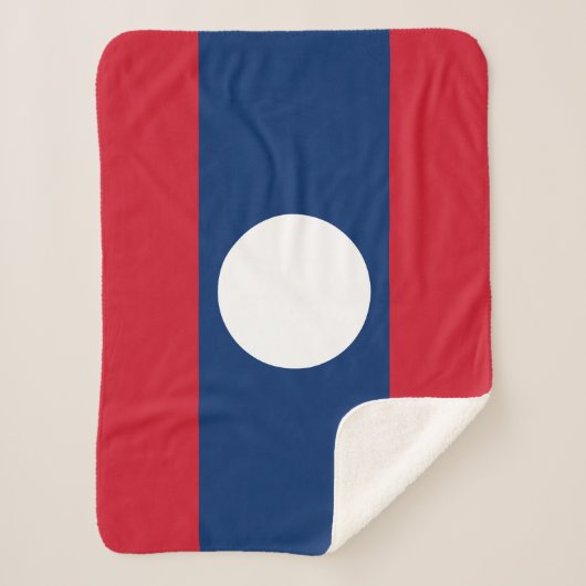 Couverture Sherpa Drapeau du Laos (Devant)