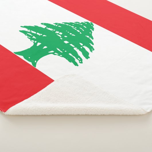 Couverture Sherpa Drapeau du Liban (3/4)