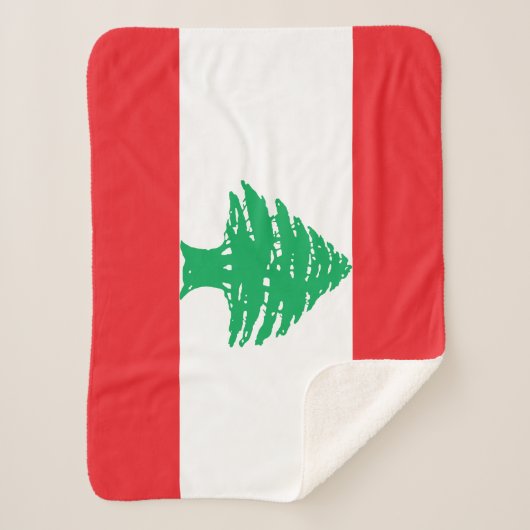 Couverture Sherpa Drapeau du Liban (Devant)
