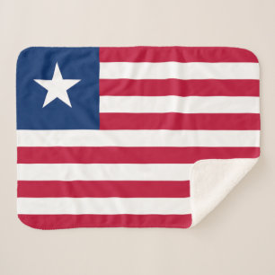 Couverture Sherpa Drapeau du Liberia