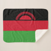 Couverture Sherpa Drapeau du Malawi (Devant (Horizontal))
