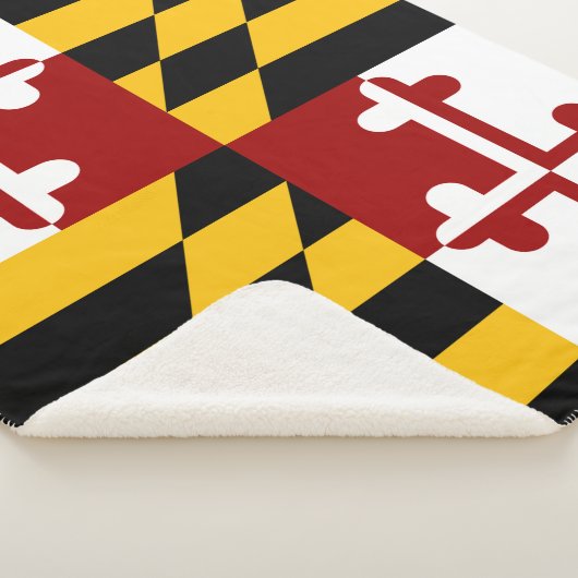 Couverture Sherpa Drapeau du Maryland (3/4)