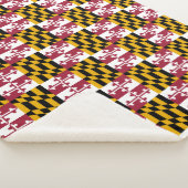 Couverture Sherpa Drapeau du Maryland (3/4)