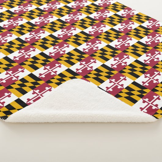 Couverture Sherpa Drapeau du Maryland (3/4)