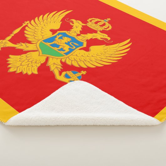 Couverture Sherpa Drapeau du Monténégro (3/4)