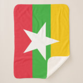 Couverture Sherpa Drapeau du Myanmar (Devant)