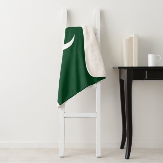 Couverture Sherpa Drapeau du Pakistan (En situation)