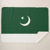 Couverture Sherpa Drapeau du Pakistan (Devant (Horizontal))