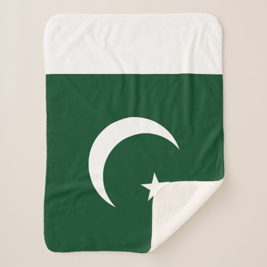 Couverture Sherpa Drapeau du Pakistan (Devant)