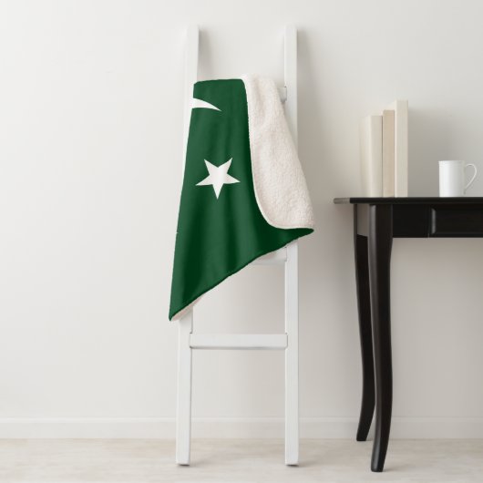 Couverture Sherpa Drapeau du Pakistan (En situation)