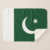 Couverture Sherpa Drapeau du Pakistan (Devant (Horizontal))