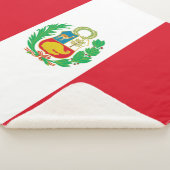 Couverture Sherpa Drapeau du Pérou (3/4)