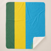 Couverture Sherpa Drapeau du Rwanda (Devant)
