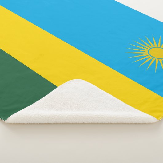 Couverture Sherpa Drapeau du Rwanda (3/4)