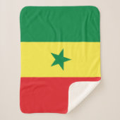 Couverture Sherpa Drapeau du Sénégal (Devant)