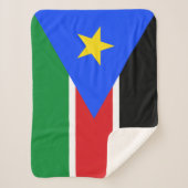 Couverture Sherpa Drapeau du Soudan du Sud (Devant)