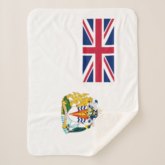Couverture Sherpa Drapeau du territoire antarctique britannique (Devant)
