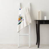 Couverture Sherpa Drapeau du territoire antarctique britannique (En situation)