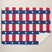 Couverture Sherpa Drapeau du Texas (Devant (Horizontal))
