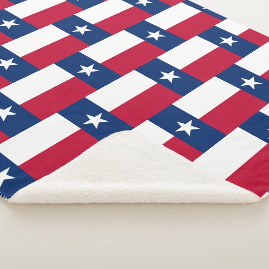 Couverture Sherpa Drapeau du Texas (3/4)