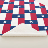 Couverture Sherpa Drapeau du Texas (3/4)