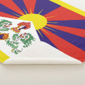 Couverture Sherpa Drapeau du Tibet libre (3/4)