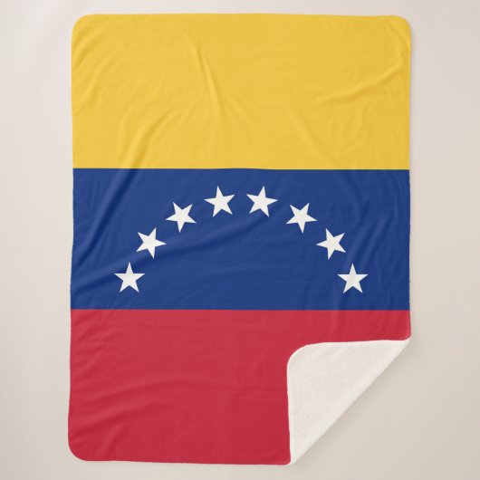 Couverture Sherpa Drapeau du Venezuela (Devant)