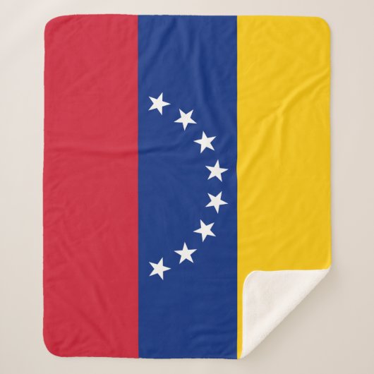 Couverture Sherpa Drapeau du Venezuela (Devant)