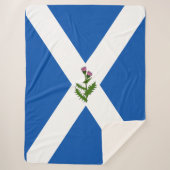Couverture Sherpa Drapeau écossais (Devant)