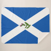 Couverture Sherpa Drapeau écossais (Devant (Horizontal))