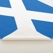 Couverture Sherpa Drapeau écossais (Saltire) (Drapeau écossais) (3/4)
