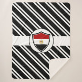 Couverture Sherpa Drapeau égyptien (Devant)