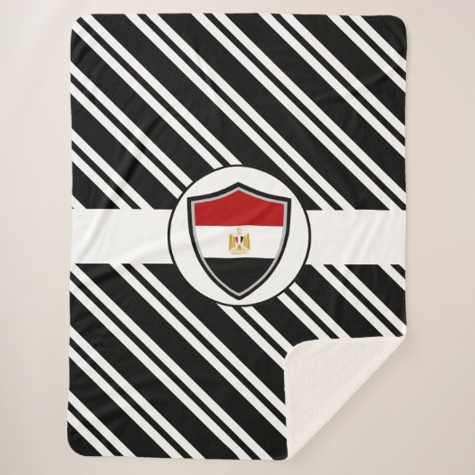 Couverture Sherpa Drapeau égyptien (Devant)