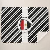 Couverture Sherpa Drapeau égyptien (Devant (Horizontal))