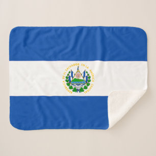 Couverture Sherpa Drapeau El Salvador