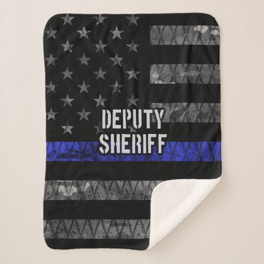 Couverture Sherpa Drapeau en détresse du shérif adjoint (Devant)