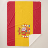 Couverture Sherpa Drapeau espagnol (Devant)
