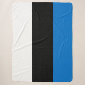Couverture Sherpa Drapeau estonien (Devant)