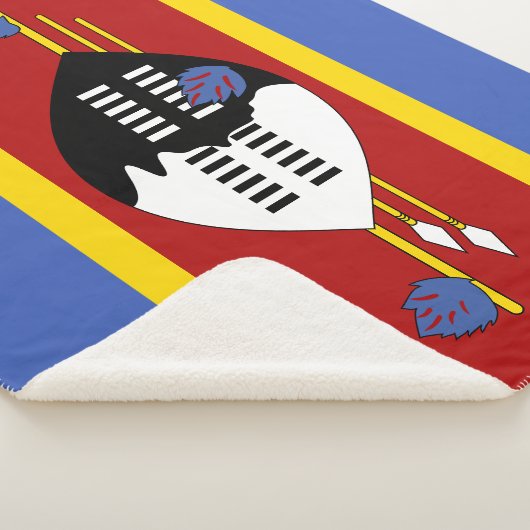 Couverture Sherpa Drapeau Eswatini (3/4)