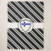 Couverture Sherpa Drapeau finlandais (Devant)
