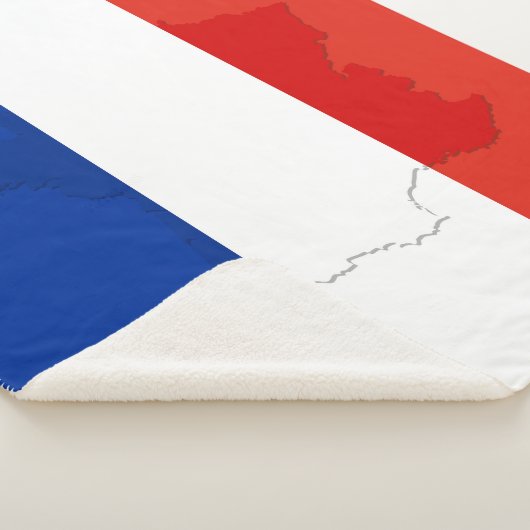 Couverture Sherpa drapeau français (3/4)