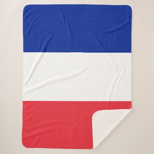 Couverture Sherpa Drapeau français (France) (Devant)