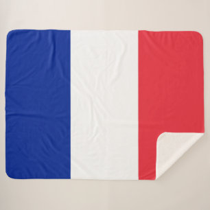 Couverture Sherpa Drapeau français (France)