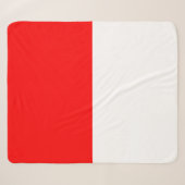 Couverture Sherpa Drapeau indonésien (Indonésie) (Devant (Horizontal))